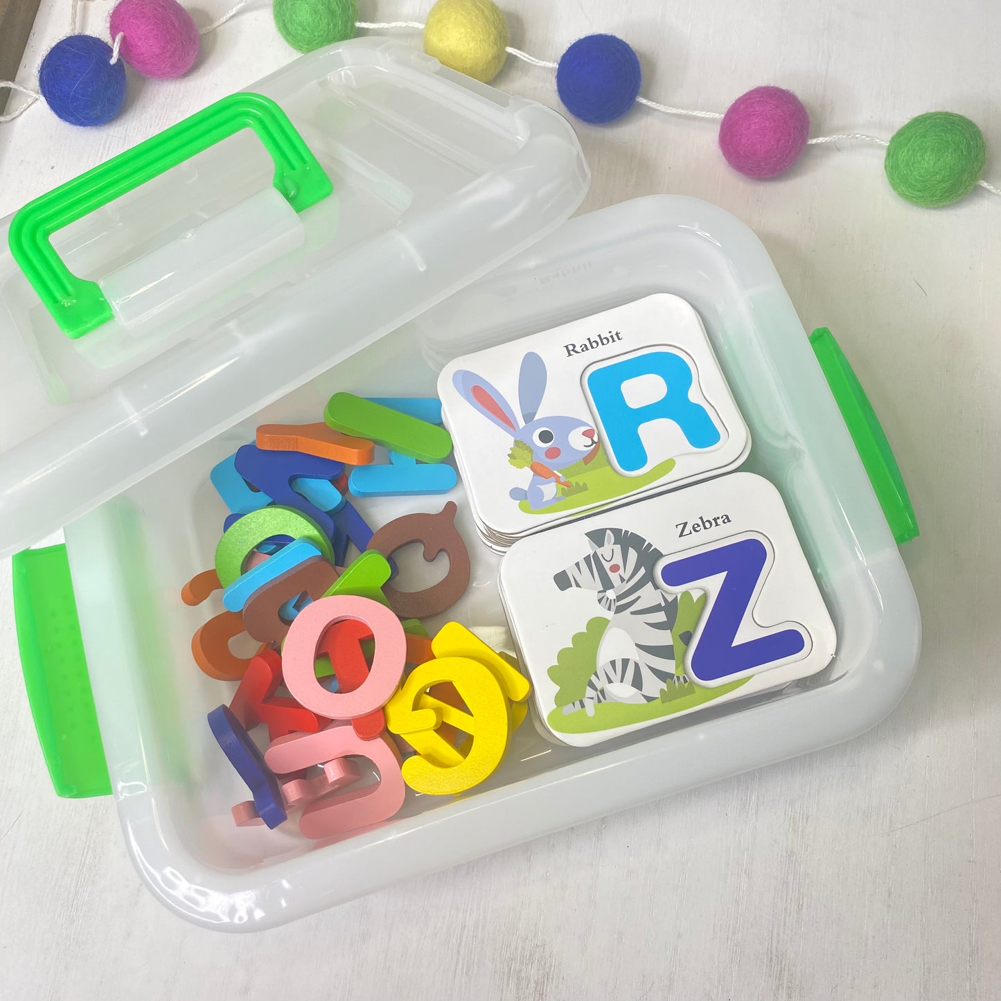 Best educational tool for preschoolers! Develop fine motor skills and spatial reasoning while learning their letters with hands-on learning! 
