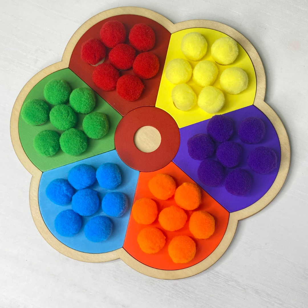 Great toy for preschoolers learning their colors and exercising their fine motor skills!