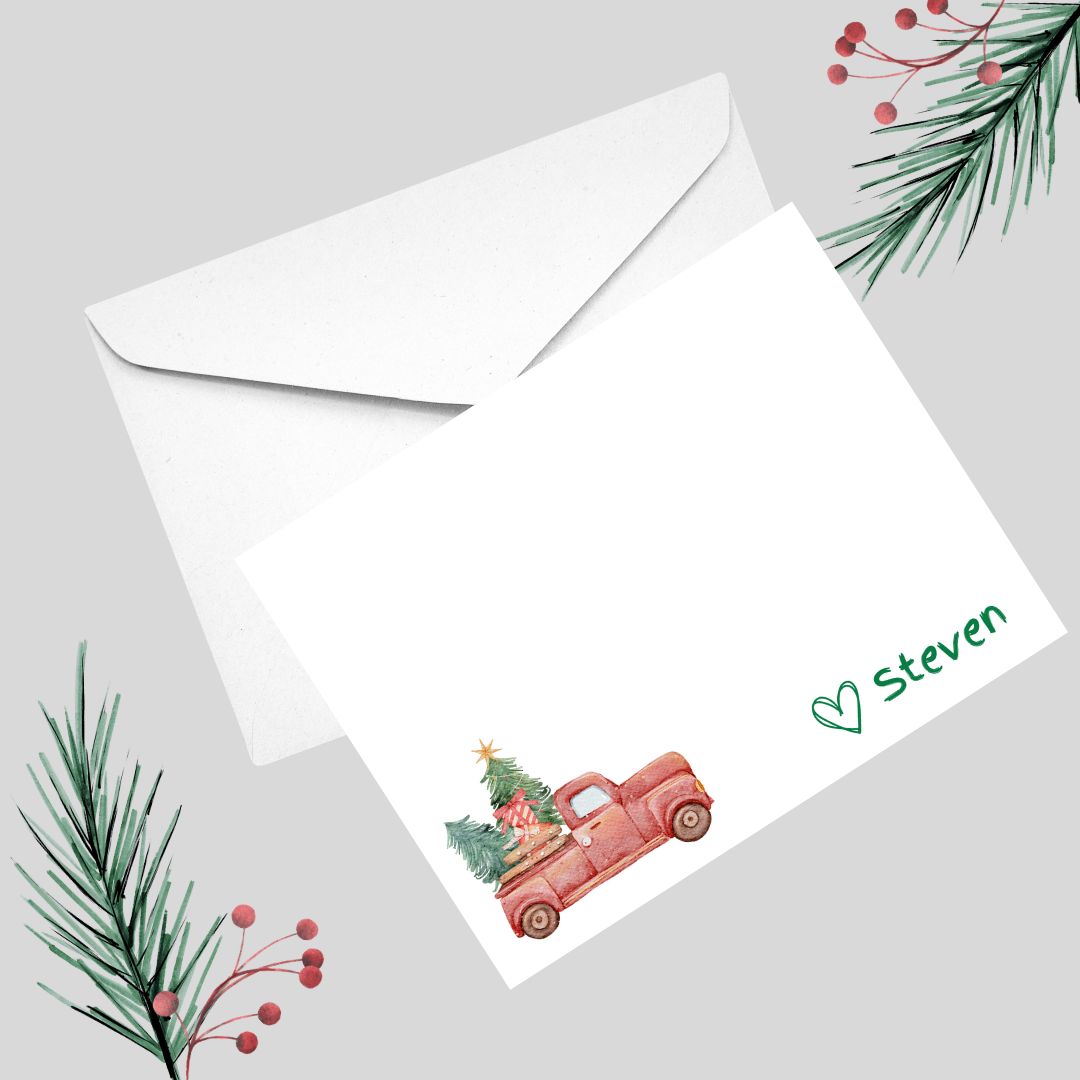 personalized gifts for kids, adorable notecards for kids, best stocking stuffers for kids, unique kids gifts, best gift for 7 year old boy