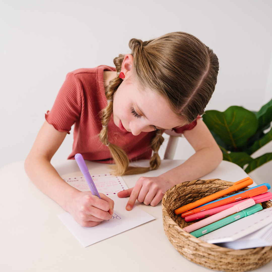 Personalized Kids Notecards Set with Pen – Fun Learn Grow Co.